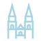 tgv lyria basel cathedral icon blue